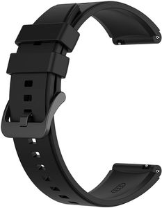 INF Armband für Huawei Watch GT2 46mm, Silikon Ersatz Uhrenarmband kompatibel mit Huawei Watch GT3/GT3 Pro/GT2 Pro, 22mm, Schwarz