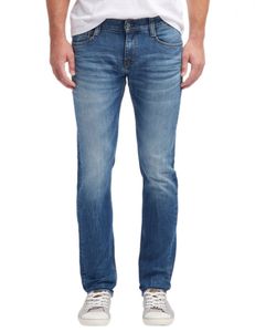 Mustang - Slim Fit - Herren 5-Pocket Jeans, Low Rise, Tapered Leg, Oregon Slim/Tapered (3116-5111), Größe:W28/L32, Farbe:Dark scratches used (583)