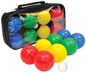 Schildkröt - Funsport FUN BOCCIA Set, 4x 2 Kunststoffkugeln + 1 Zielkugel