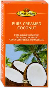 ROYAL ORIENT Pure Kokosnusscreme 200g Kokoscreme | Cocos Creme | Creamed Coconut
