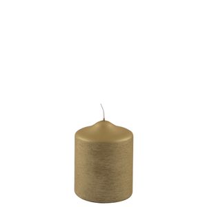 Fink Kerze Candle gold Paraffin Höhe 10 cm