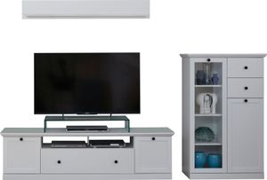 trendteam Wohnen Wohnwand BrandsonBaxter Weiß Nachbildung 273 x 180 x 41 cm