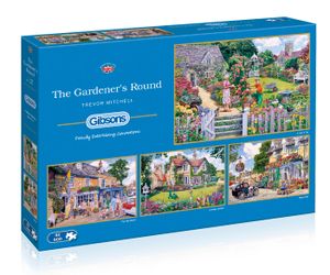 GIBSONS Gardener's Day Puzzle 4x500 Teile