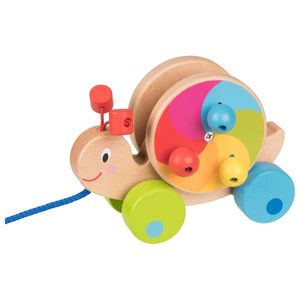 goki Ziehtier Schnecke Greifling Holz Holzspielzeug für Kinder NEU 54900