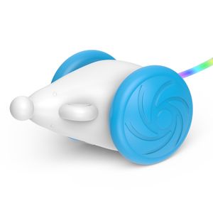 Verrücktes Maus Toy Automatisches Bewegliches Elektronisches Spielzeug Interaktives Katzenspielzeug Mäuse LED-Licht