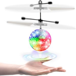 Fliegender Ball, RC Flugzeug Helikopter mit Handsensor Infrarot Mini Hubschrauber, Kinder Fliegendes Spielzeug für Indoor und Outdoor Spiele
