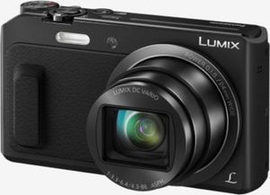 Panasonic Lumix DMC-TZ58 16 Megapixel Kompaktkamera, Full HD Video, 20-fach optischer/2-fach digitaler Zoom, 24 - 480 mm Brennweite, optischer Bildstabilisator, 1/2,33'' Live MOS-Sensor, F3,3 (W) - F6,4 (T), 7,62 cm (3 Zoll) klappbares Display, WLAN, YES