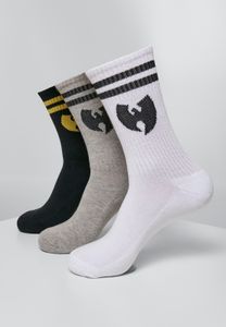 Pánske ponožky Wu Wear Ponožky Wu Wear 3-Pack WU045 Wht/Gry/Blk 47-50