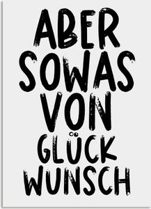 Geburtstagskarte Aber SOWAS von GLÜCKWUNSCH
