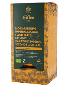 EILLES TEE Luxury World Selection BIO DARJEELING IMPERIAL Second Flush Blatt, 20er Box