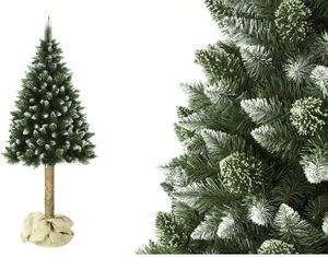 Sztuczne drzewo Sosna diamentowa 220 cm na pniu premium