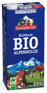 Berchtesgadener Land HaltbareAlpenmilch 3,5%, 1 l