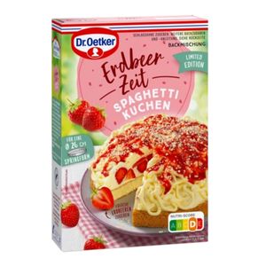 Dr. Oetker Erdbeer Zeit Spaghetti Kuchen Limited Edition 335g