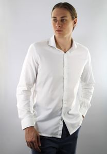 Vercate - Bügelfreies Hemd - Weiß - Slim Fit - Twill - Herren - Größe 38/S