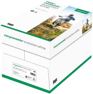 inapa Recycling-Papier, Druckerpapier Recyconomic evolution white, 80 g/m ², A4, 5x500 Blatt, weiß