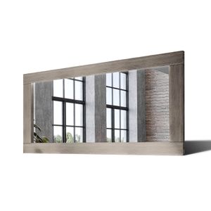 180x80 Velké zrcadlo v dubovém rámu na zeď LDR224 Oak Ashen Hladký povrch