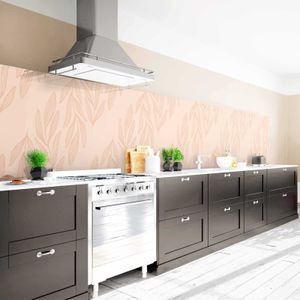Küchenrückwand Spritzschutz Selbstklebend, Motiv Oblique Twigs, Folie Eco Glanz, Größe 250 x 80 cm