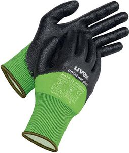 uvex Schutzhandschuh C500 wet plus grün Gr. 9