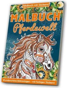 Malbuch: Erwachsene  Pferde