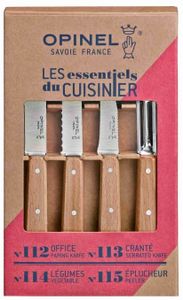 Opinel Les Essentiels Box Set - Beech Piknikový, kuchyňský nůž