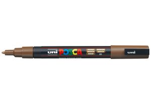 Marker UNI POSCA PC-3M hnědý
