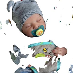Realistyczna lalka reborn, 17 cali, anatomicznie poprawna, bezpieczny materiał winylowy