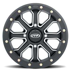 ITP Velocity Wheel 15x7 4x156 5+2 (+40mm) Matná čierna/leštená ITP Velocity Wheel 15x7 4x156 5+2 (+40mm) Matná čierna/leštená