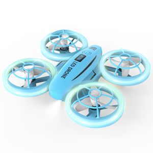 ZLL SG300 Mini-Drohne mit Höhe halten Headless-Modus 360° Rollen 10 Minuten Flugzeit LED Cool Lights Kinderspielzeug RC-Drohne Quadcopter RTF - Blau Zwei Batterien