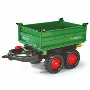 rolly toys Mega Trailer Dreiseitenkipper grün/rot, Maße: 88x45x47 cm; 12 220 2