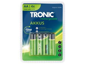 TRONIC® Akku Ni-MH, Ready 2 Use, AA - B-Ware sehr gut