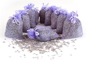 10 x Lavendelsäckchen mit fanzösischen Lavendel - Lavendel zum Entspannen und Schlafen - Mottenschutz