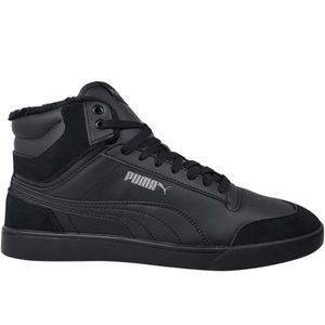 Puma Shuffle Mid Fur Herren Winterstiefel in Schwarz, Größe 7