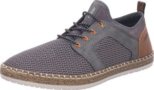 Rieker - Sneaker grau kombi, Größe:42, Farbe:blei/smoke/nuss/rauch 45