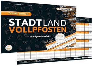 Denkriesen STADT LAND VOLLPFOSTEN CLASSIC EDITION ab 12 Jahren