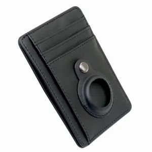 INF Kartenhalter mit RFID-Signalblockierung und Airtag-Halter Schwarz