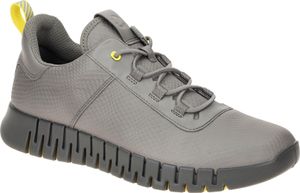 Ecco GRUUV Herrenschuhe - bequeme Schnür Halbschuhe grau Freizeit NEU