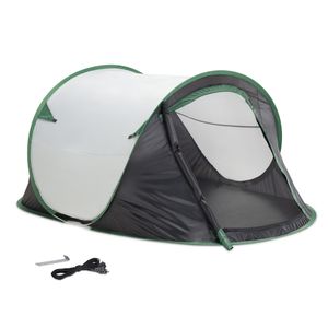 JEMIDI Pop Up Wurfzelt 2 Personen - Zelt 220x120x95cm - 2 Mann Campingzelt Trekkingzelt Strandzelt - kleines Packmaß - sehr leicht - versch. Farben