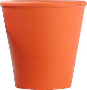 Terrakotta-Rosentöpfe, 3 Stck Innen-Ø 10 cm, H 12 cm