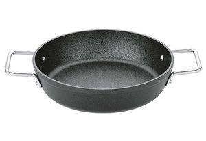 Fissler Adamant / Servírovacia panvica (Ø 24 cm) Hliníková panvica s povrchovou úpravou, nepriľnavá, s vysokým okrajom, odolná proti poškriabaniu - Indukcia