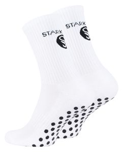 Stark Soul® Rutschfeste Sportsocken - Fußball Socken mit Anti-Rutsch-Sohle  – Weiss – Gr.: 39-42