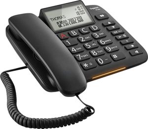 Gigaset DL380 schwarz - Schnurelefon ohne Anrufbeantworter