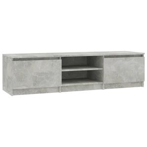 vidaXL TV-Schrank Betongrau 140x40x35,5 cm Holzwerkstoff