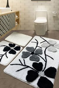 Mijolnir, Kırcicegi - Grey, Badematten, Mehrfarbig, Acryl, 60 x 100 cm