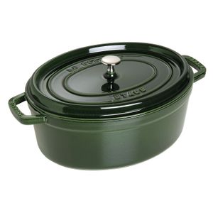 STAUB Gusseisen oval Topf 40509-365-0 - grün 5,5 ltr