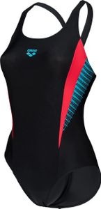 arena Badeanzug Damen W Threefold V Back, Farbe:Schwarz, Größe:40 arena Badeanzug Damen W Threefold V Back, Farbe:Schwarz, Größe:40