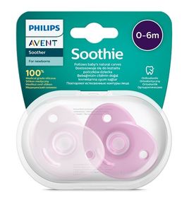 Philips AVENT SCF099/22 Soothie 0-6M Silikon-Schnuller, BPA-frei