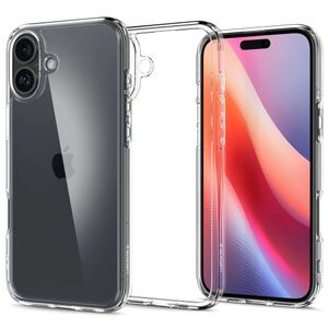 Spigen Ultra Hybrid, Pokrowiec, Apple, iPhone 16, 15,5 cm (6.1"), Przezroczysty