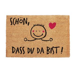 relaxdays 10023841_0 relaxdays Kokosmatte braun 40,0 x 60,0 cm