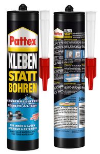 Pattex Montagekleber Kraftkleber für innen & außen Baukleber ohne Bohren1 x 340g