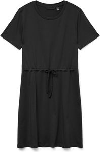 VERO MODA Legeres T-Shirt-Kleid mit Taillenband Größe: XS